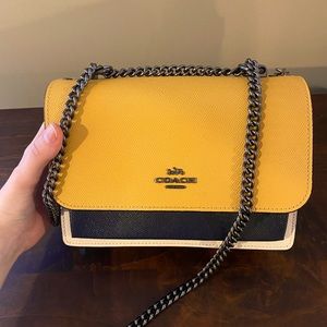 COACH Klare Color Block Cross Body Purse
